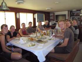 speiseraum galapagos jacht samba